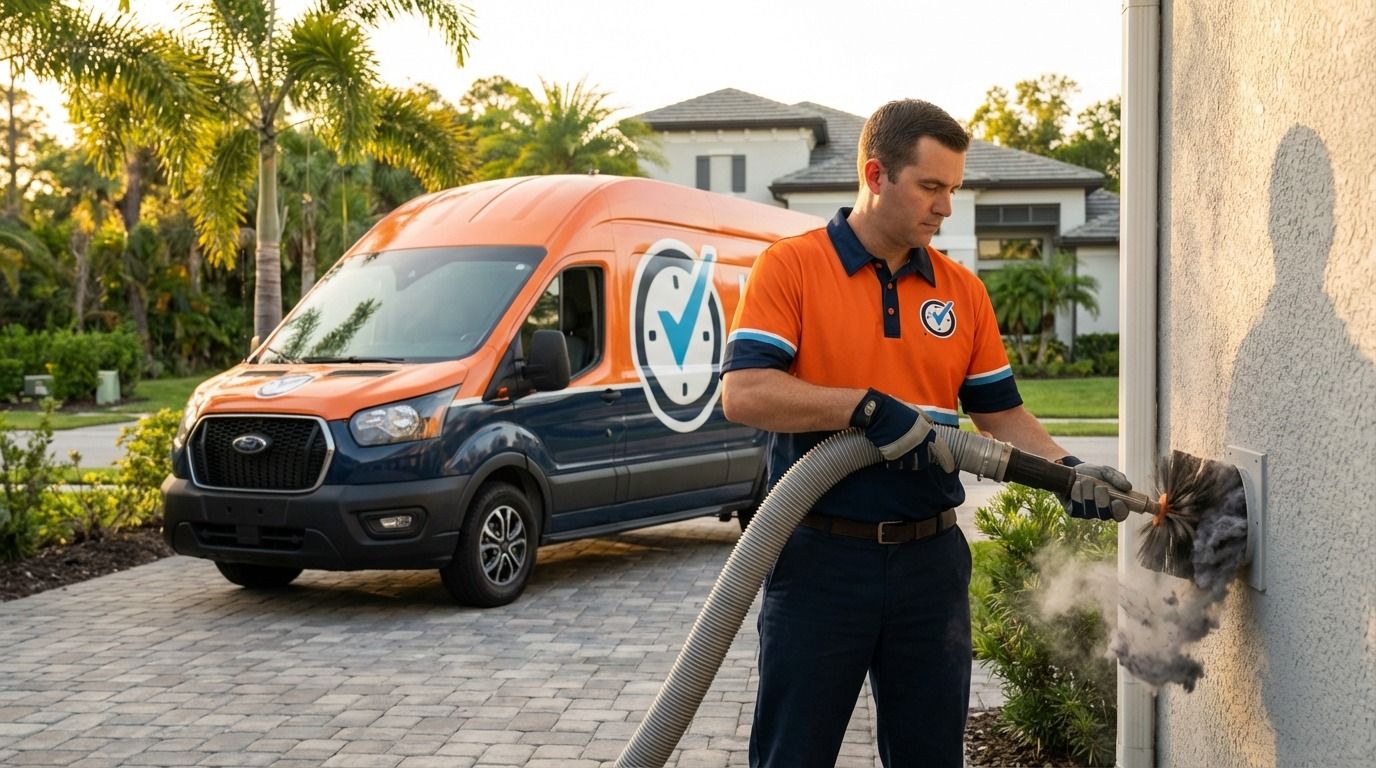 Dryer Vent Cleaning service in Gibsonton, FL — Hales AC