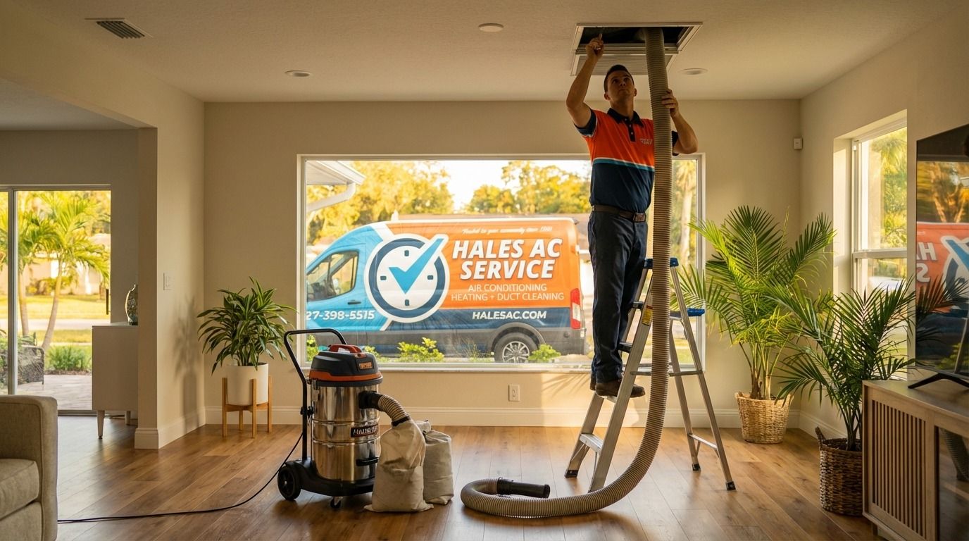 Duct Cleaning service in Gibsonton, FL — Hales AC