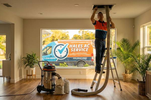 Duct Cleaning service in Gibsonton, FL — Hales AC